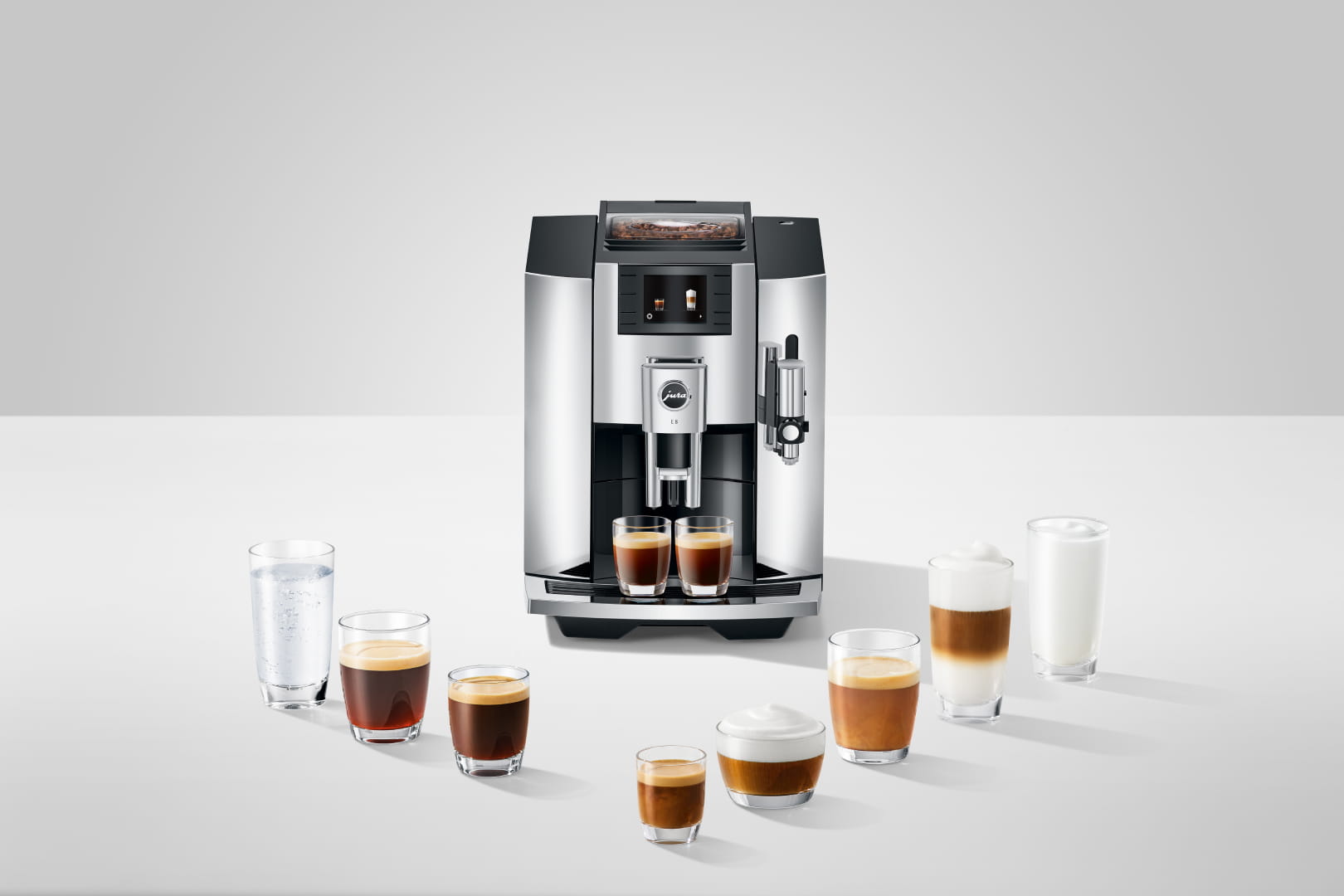 JURA E8 Chrome Kaffeevollautomat JURA Luxembourg